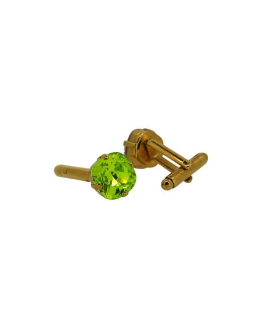 Vicki Sarge Green The Stud Cufflink for men
