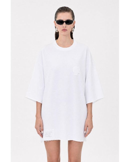 mysimplicated White Mspct Patch Tee W