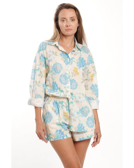 Bindu Blue Robi Blouse
