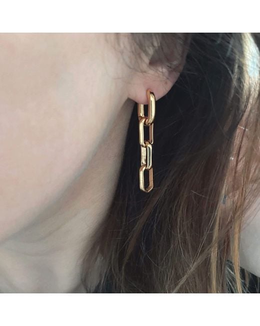 IN CAUDA VENENUM Metallic Shakti Earrings