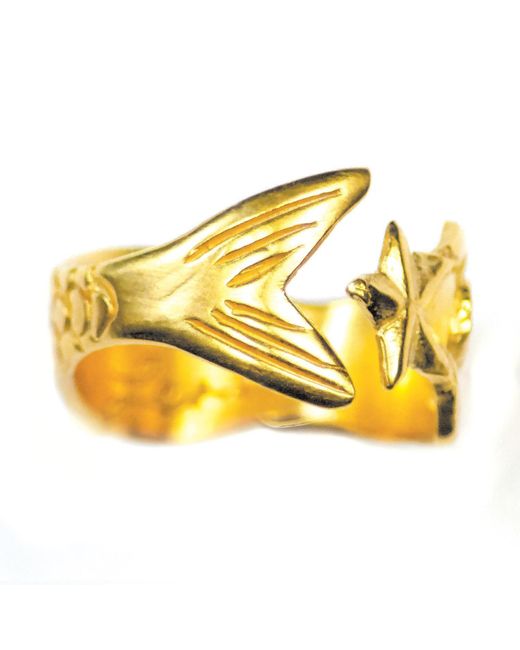 Lexi Jewelry Yellow She's My Lady Adjustable Mermaid Ring