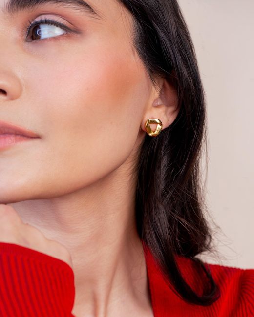 Zynnia Collective Metallic Trisca Studs