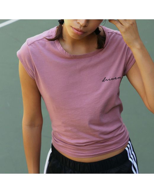 Misha Vaidya Pink Driven Tee