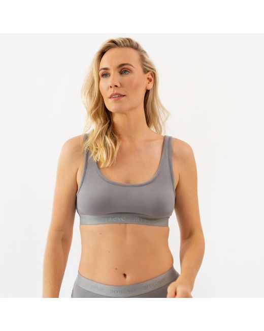 Amrêve Gray Organic Bralette