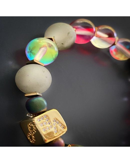 Ebru Jewelry Red Good Luck Cat Eye Love Bead Bracelet
