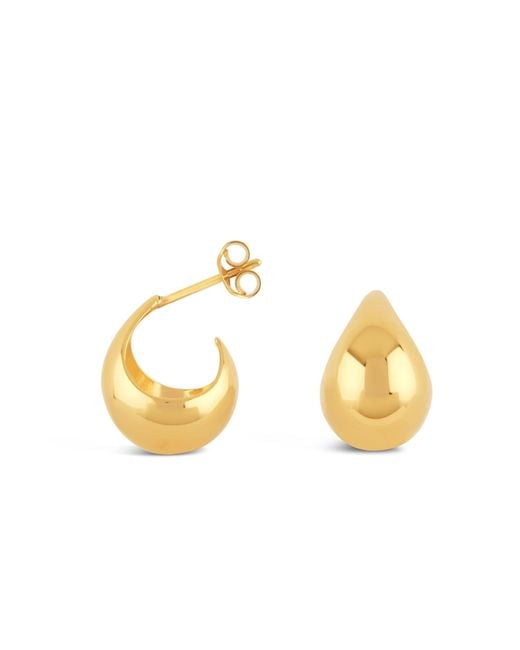 Dinny Hall Metallic Scoop Small Hoops