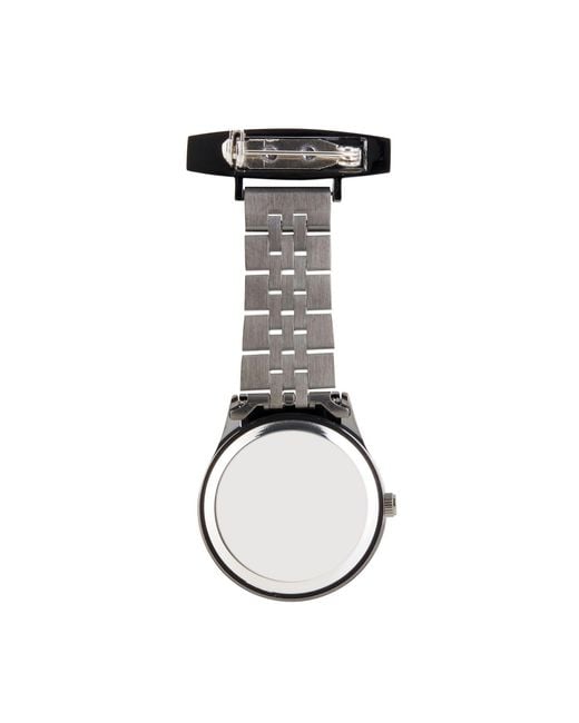 Bermuda Watch Company Gray Annie Apple Callista Rose/Gunmetal Link Nurse Fob Watch