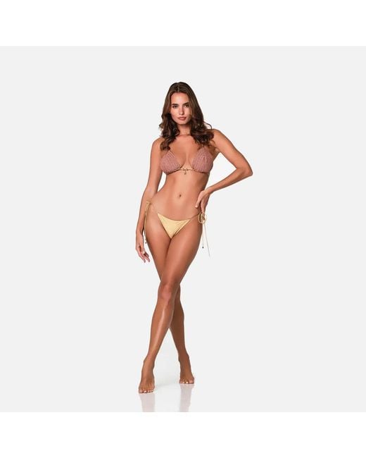 Cherina Beachwear Llc White Herry Bikini Bottom