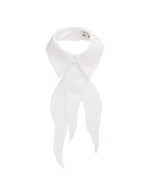 Julia Allert White Fashion Neckpiece