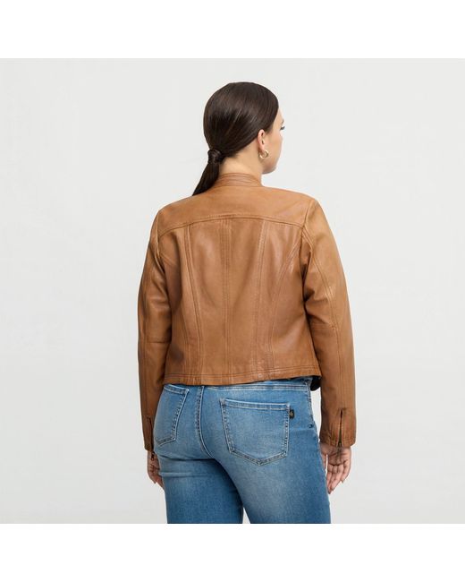 Zoe Brown Alexia Leather Jacket