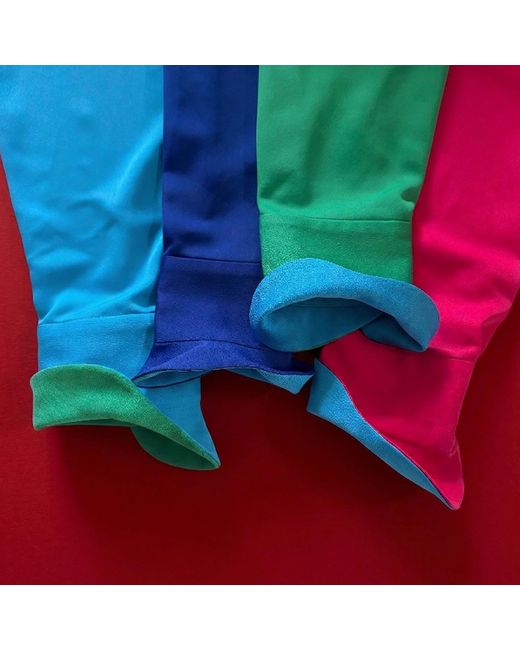 Arto. Blue Be Bright & Excited Cuff Shirt
