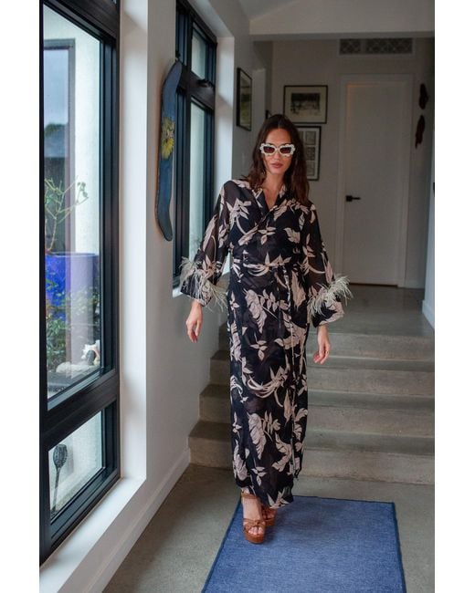 Jennafer Grace Black Marlene Wrap Dress