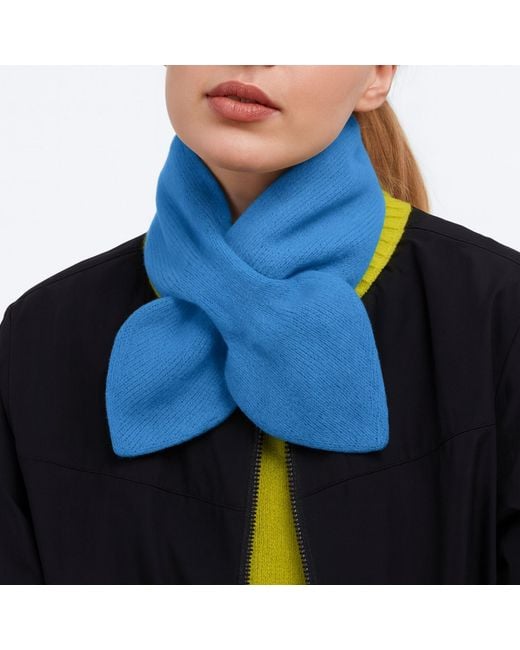 My Little Nature Blue Pure Cashmere Scarf