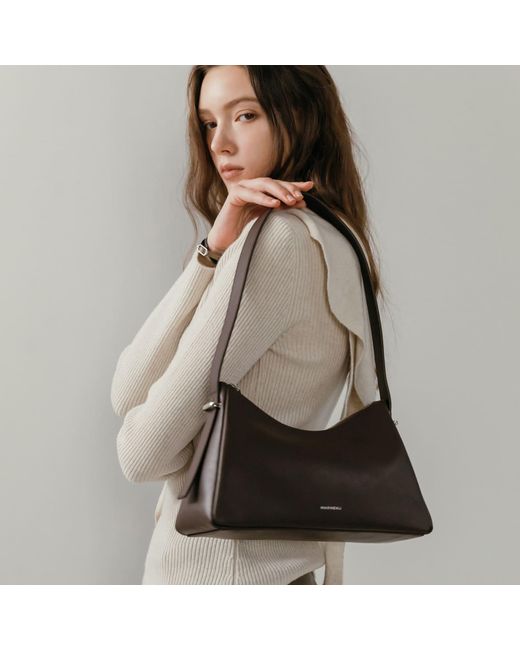 MARHEN.J Brown Solene Vegan Leather Shoulder Bag