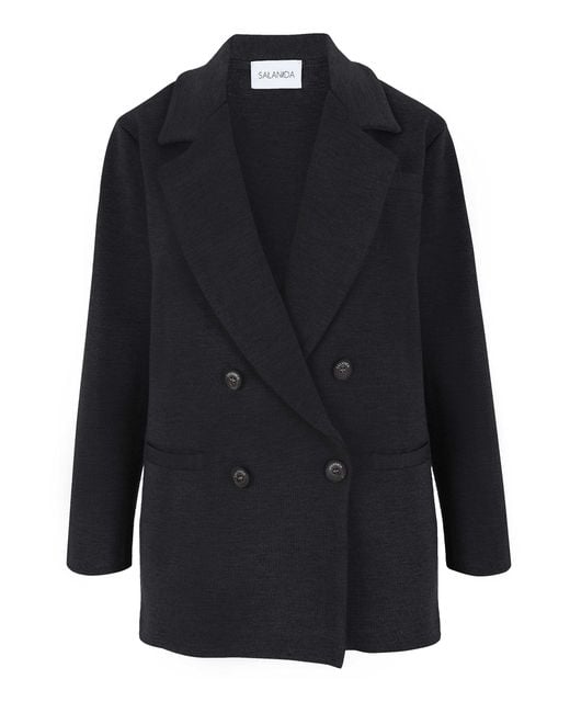 SALANIDA Blue Forza Knitted 100% Merino Blazer