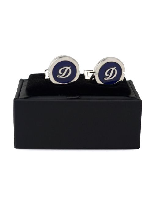 DAVID WEJ Blue D- Cufflinks – for men