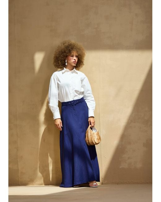 Ashita Fernandes Blue Ranie Skirt