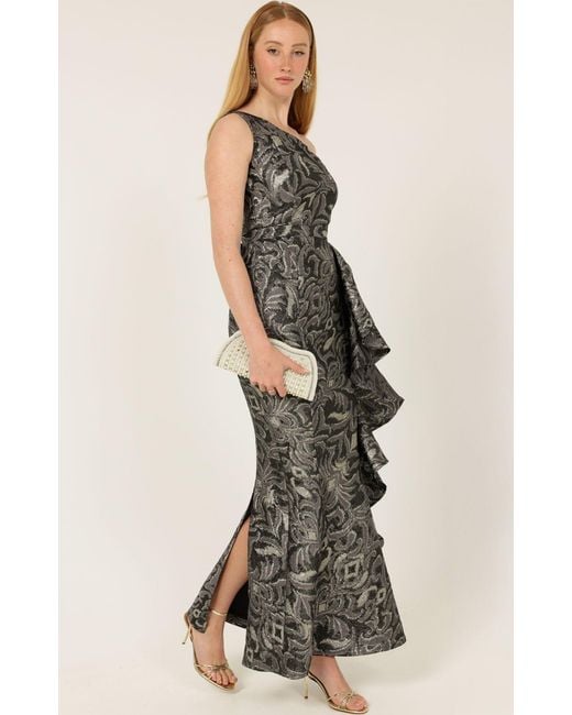 SACHA DRAKE Gray Tyra Gown