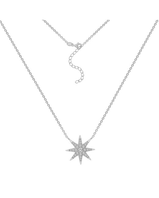 Diamonbliss Metallic Marilyn Monroe Hollywood Star Pendant Necklace, Platinum