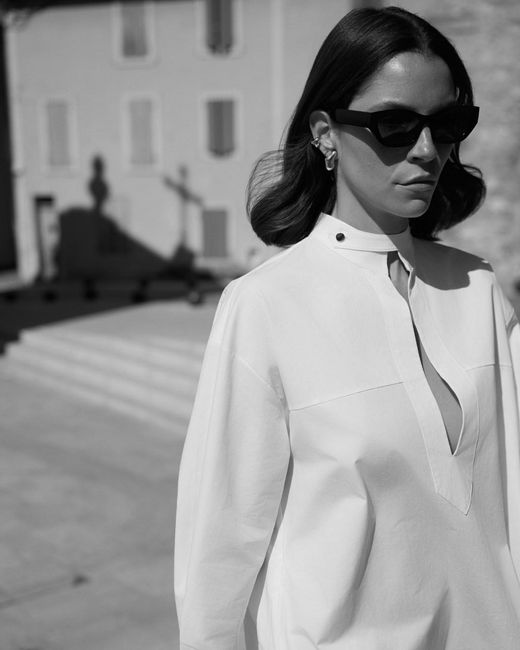 Fob Paris White Lola Shirt Dress
