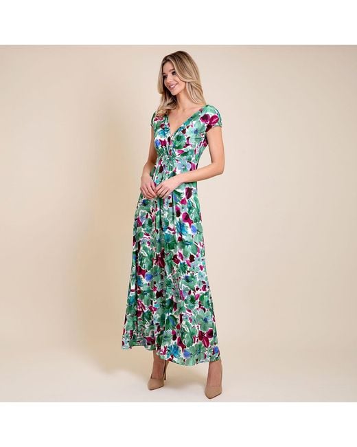 Alie Street London Green Sophia Maxi Dress