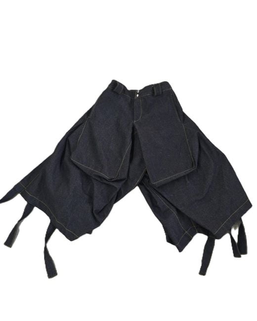 Zasta Studio Blue Distortion Pants for men