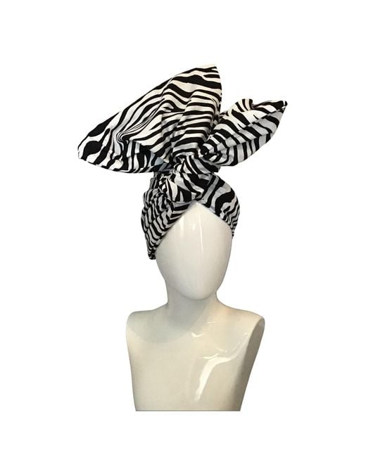 Romer Millinery Black Twisturban Turban