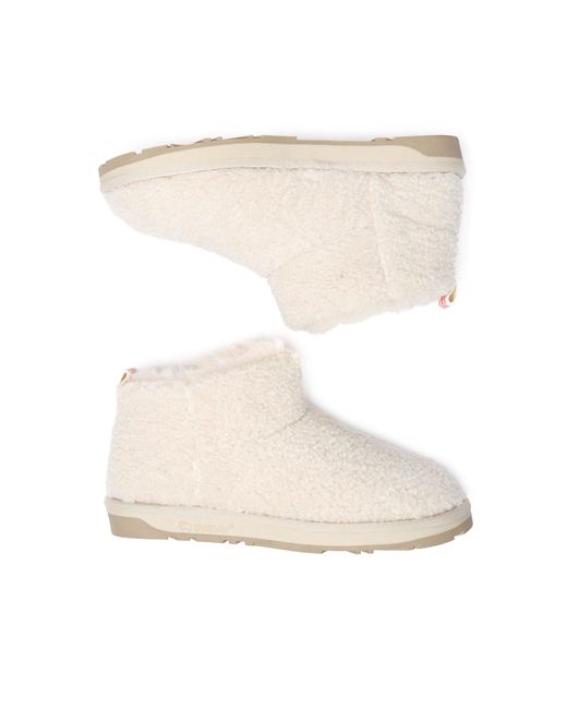 EverAu Australia White Neutrals Dotterel Ultra Plush Ankle Boots