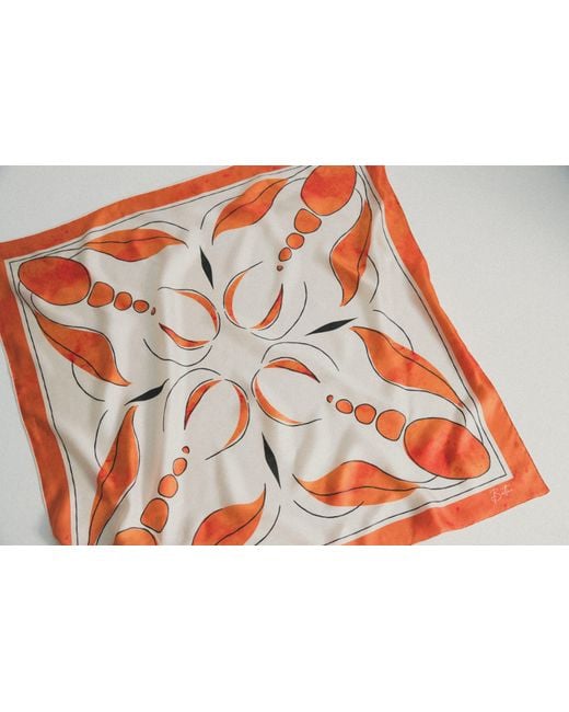 Baltér Orange Grass Season Scarf