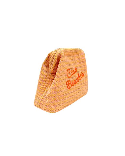 Lilly Loves Orange Neon Ciao Beaches Beach Clutch