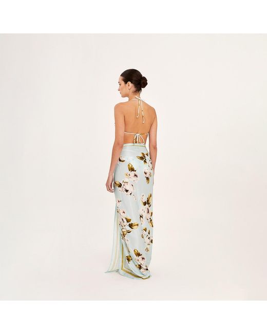Aguaclara Green Pareo Scarf Jardins