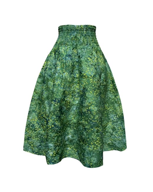 Frock Tales Green Orchid Midi Skirt