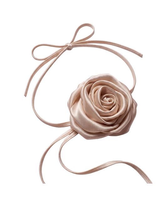 Angelika Jozefczyk White Neutrals Catrice Satin Rose Choker Champagne