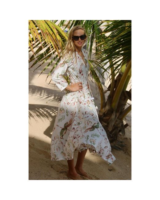 Antra Designs White The Maldiva Kaftan
