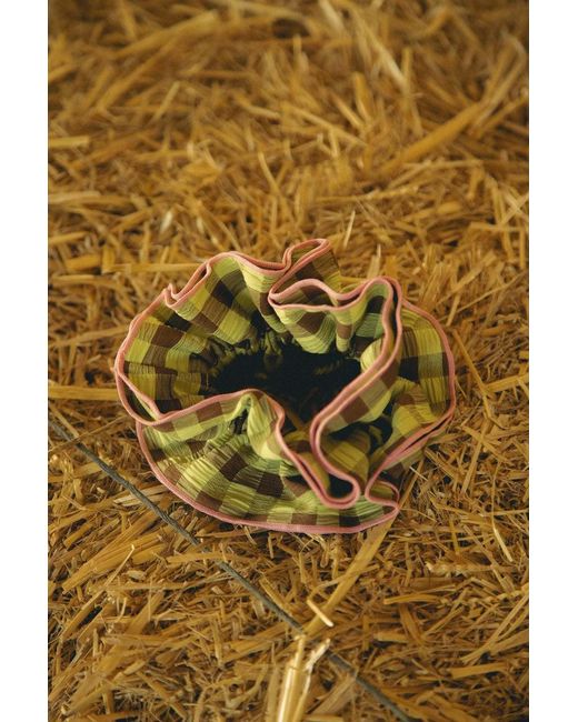 Wild Lovers Yellow Cabana Scrunchie