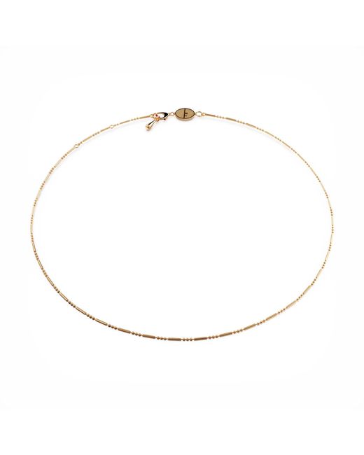Linda Fiore Metallic Daisy Layering Necklace 18K Vermeil