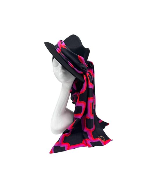 Julia Clancey Multicolor Jewel Fifi Scarf Fedora