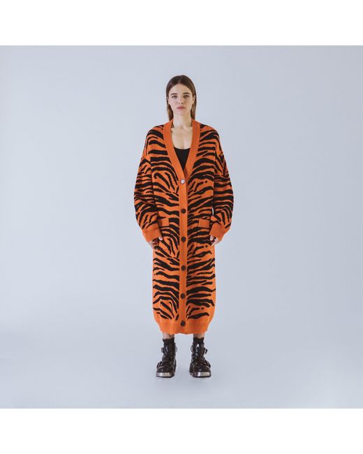 SVETA Milano Brown Wendy Long Cardigan