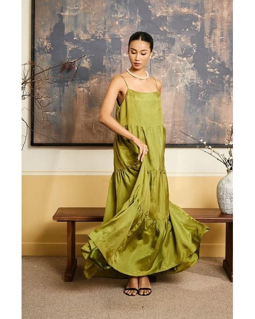 Silk and Bears Green Valentina