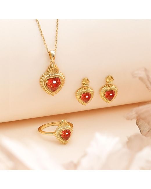 Vanimy White Nova Heart Necklace