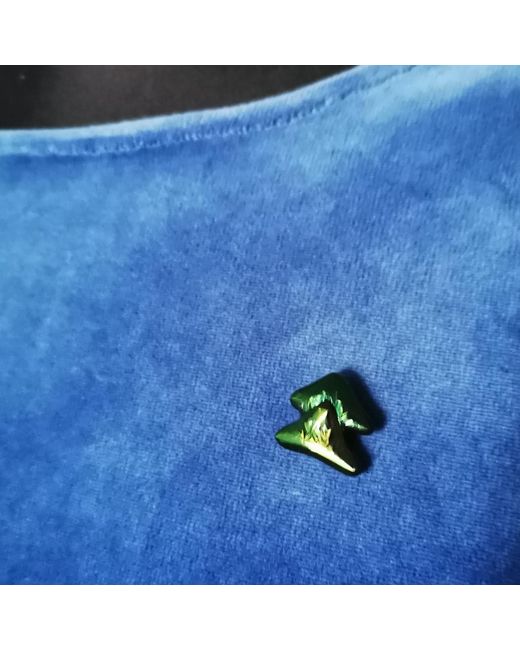 Laura Daili Glass Evergreen Pin