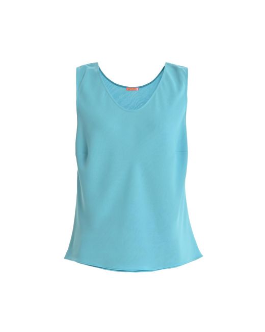 Lalipop Design Blue Layered Chiffon Blouse