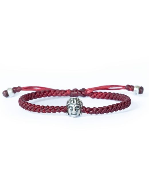 Harbour Uk Red Little Buddha Rope Bracelet