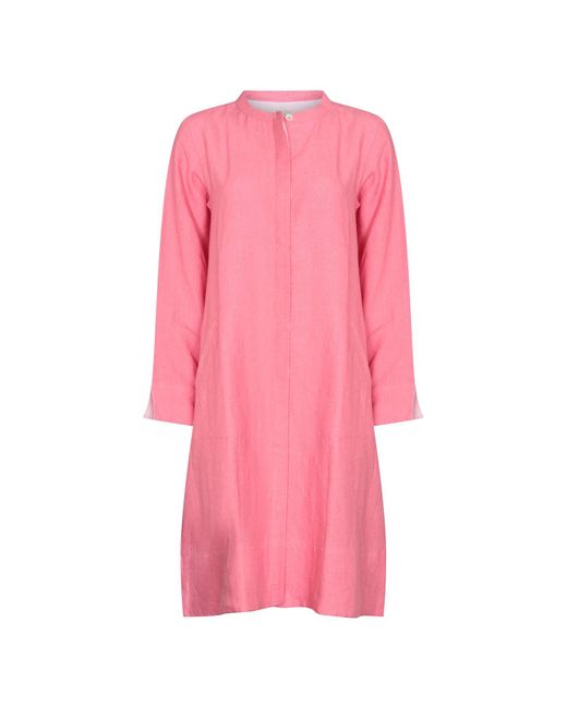 NoLoGo-chic Super Mix Coat Dress Linen Blush Pink