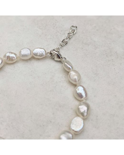 Kiri & Belle Metallic Alyssa All Baroque Pearl Sterling Bracelet