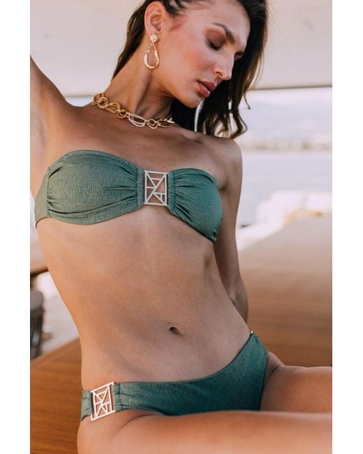 Leyla Maya Ltd Green Kate Bikini Bottoms
