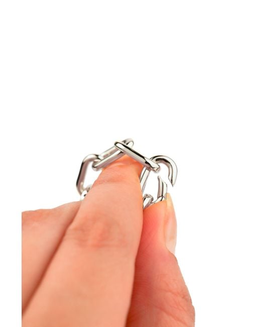 Zynnia Collective Metallic Mod Chain Bracelet