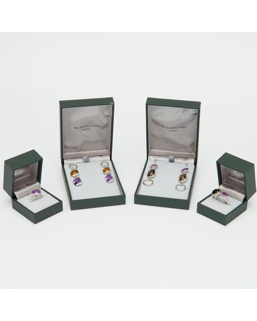 The Jewellery Store London Purple Desert Dusk Amethyst Ring