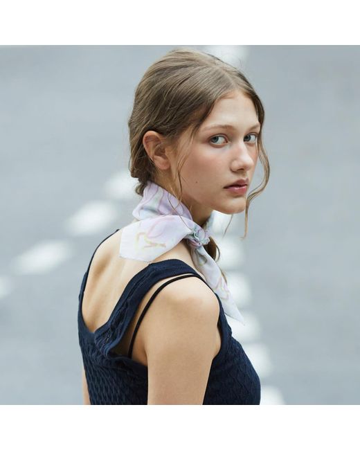 Ana Maison Purple Hour Of Purity Handkerchief
