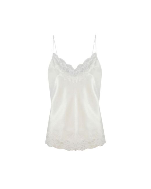 Bocan Couture White Georgia Off Cami And Short Set